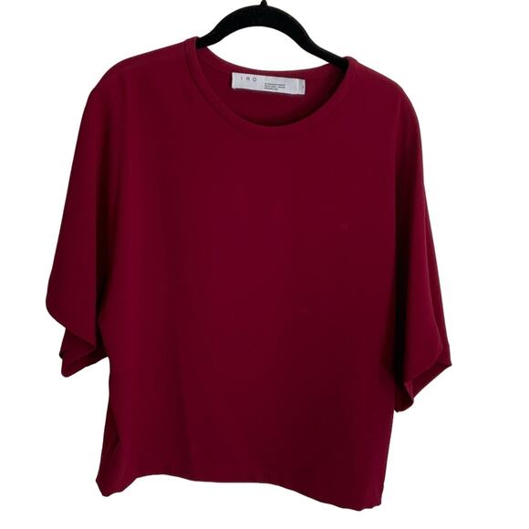 IRO Burgandy‎ blouse - Picture 1 of 6